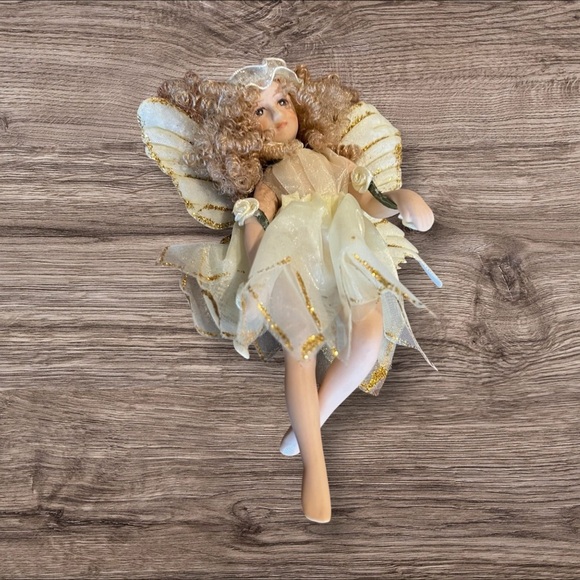 Porcelain Fairy Dolls Lot of 3 - Picture 3 of 10